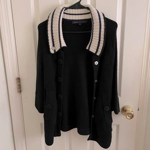 Marc By Marc Jacobs Snap Buttons 3/4 Length Sleeves Sweater Jacket